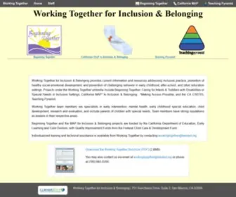 Cainclusion.org(Supporting Inclusive Early Learning) Screenshot