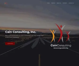 Cainconsultinginc.com(Our mission at CCI) Screenshot