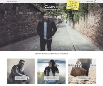 Caineleather.co.uk(Leather Jackets) Screenshot