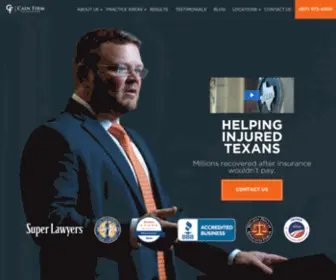 Cainfirm.com(Cain Firm) Screenshot