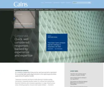 Cains.co.im Screenshot