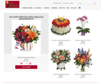 Cainsfloral.com(Plymouth Florist) Screenshot