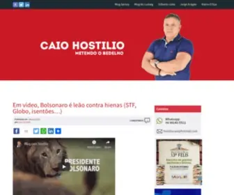 Caiohostilio.com(Blog do Caio Hostilio) Screenshot