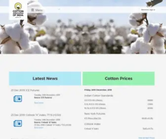 Caionline.in(Cotton Association of India) Screenshot