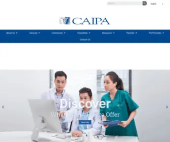 Caipa.com(Coalition of Asian) Screenshot