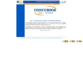 Caipimes.com.br(A Coordenadoria de Apoio a Instituições Públicas) Screenshot