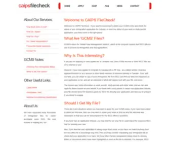 Caips.ca(CAIPS FileCheck) Screenshot