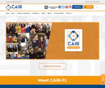 Cair-Florida.org(CAIR Florida) Screenshot