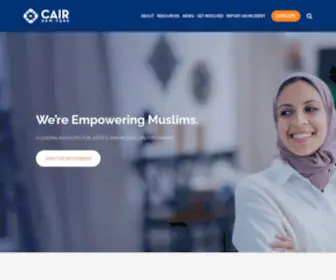 Cair-NY.org(CAIR-New York) Screenshot