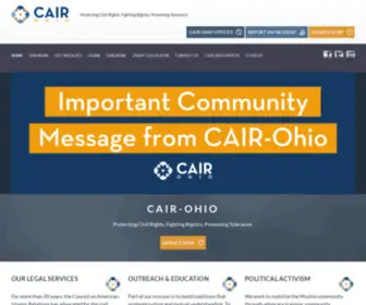 Cair-Ohio.com(Protecting Civil Rights) Screenshot