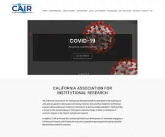 Cair.org(California Association for Institutional Research) Screenshot