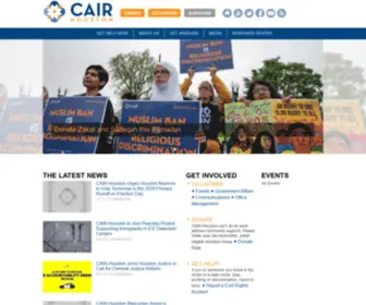 Cairhouston.com(CAIR Houston) Screenshot