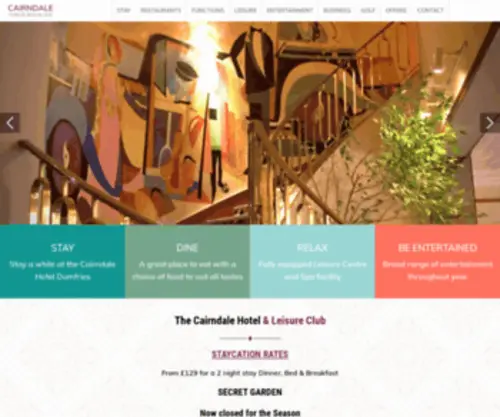 Cairndalehotel.co.uk(Official website. The Cairndale Hotel) Screenshot