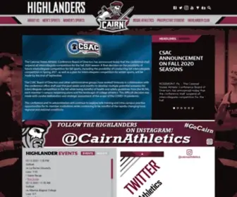 Cairnhighlanders.com(Cairn University Athletics) Screenshot