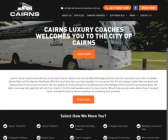 Cairnsluxurycoaches.com.au(Bus Hire and Mini Bus Hire in Cairns at Cairns Luxury Coaches) Screenshot