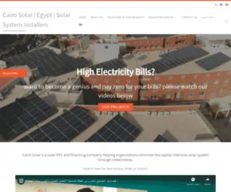 Cairo-Solar.com(  cairo solar (nrea gold certified)) Screenshot