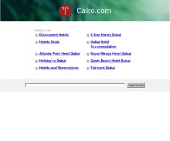 Cairo.com(The Leading Cairo Site on the Net) Screenshot