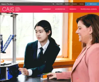 Cais.ca(CAIS Canadian Accredited Independent Schools) Screenshot