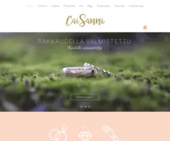 Caisanni.fi(Kultasepänverstas CaiSanni. Rakkaudella valmistettu) Screenshot