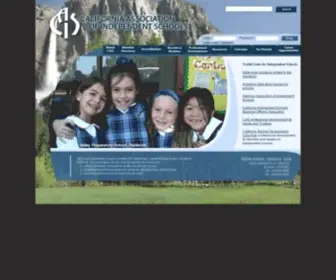 Caisca.org(California Association of Independent Schools) Screenshot