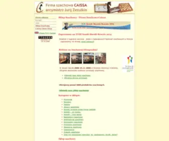Caissa.pl(Firma szachowa Caissa) Screenshot