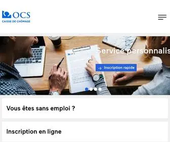 Caisse-Chomage.ch(OCS :: Caisse de chômage OCS) Screenshot