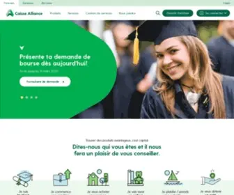Caissealliance.com(Caisse Alliance) Screenshot
