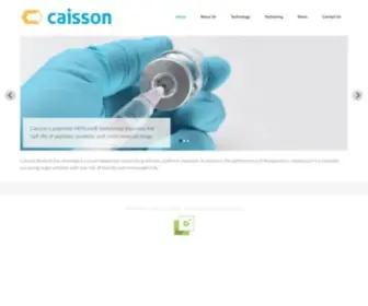 Caissonbiotech.com(An Emergent Company) Screenshot