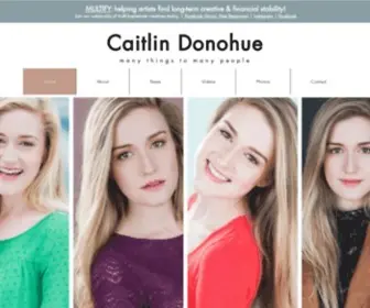 Caitlin-Donohue.com(Caitlin Donohue) Screenshot