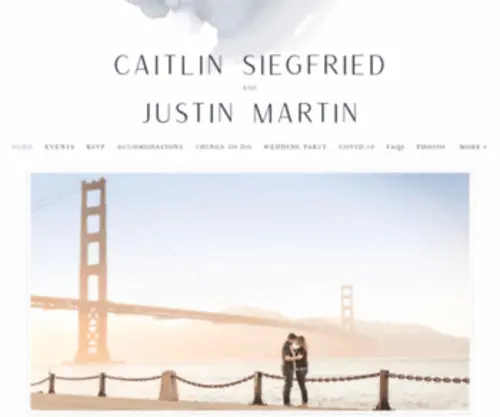 CaitlinandjMart.com(Caitlin Siegfried & Justin Martin) Screenshot