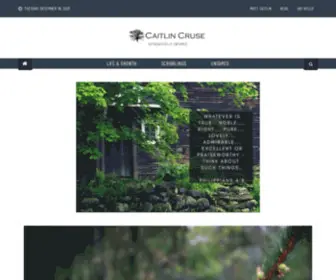 Caitlincruse.com(The Blog) Screenshot