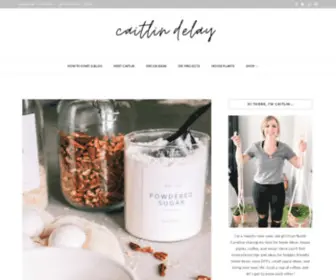 Caitlindelayblog.com(Raleigh-based Home and Lifestyle Blogger) Screenshot