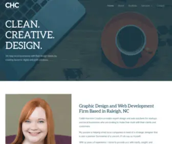 Caitlinharrisoncreative.com(Custom Graphic Design and Web Development) Screenshot