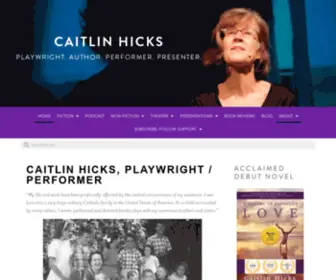 Caitlinhicks.com(CAITLIN HICKS) Screenshot