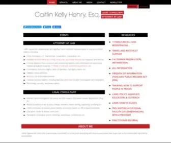 Caitlinkellyhenry.com(Attorney At Law) Screenshot