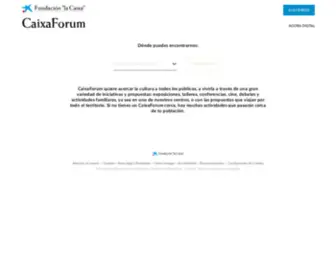 Caixaforum.com(Caixaforum) Screenshot