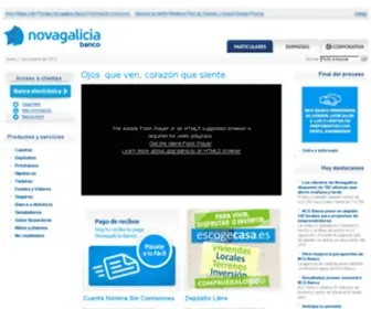 Caixagalicia.es(Clientes Particulares Novagalicia Banco) Screenshot