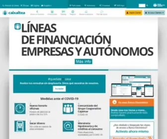 Caixaltea.es(Caixa Rural Altea) Screenshot