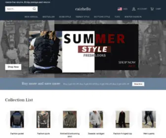 Caizhello.com(Men's Clothing and Fashion) Screenshot