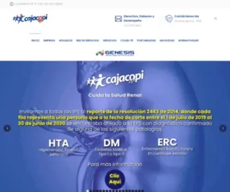 Cajacopieps.com(Cajacopi EPS) Screenshot