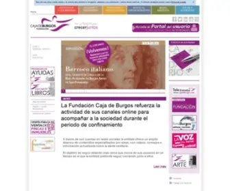 Cajadeburgos.es(Fundación) Screenshot
