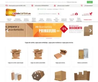 Cajadecarton.es(Cajas de Cartón) Screenshot