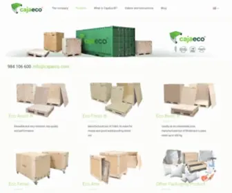 Cajaeco.com(Embalaje de Madera) Screenshot