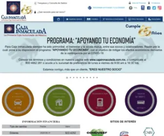 Cajainmaculada.com.mx(Caja Inmaculada) Screenshot