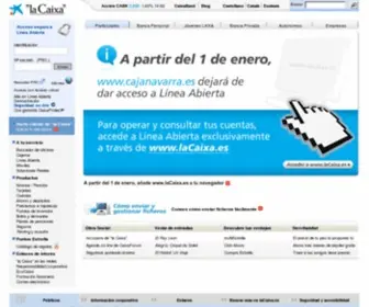 Cajanavarra.es(Cajanavarra) Screenshot