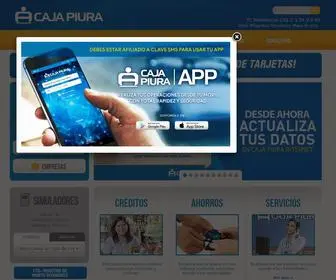 Cajapiura.pe(Caja piura) Screenshot