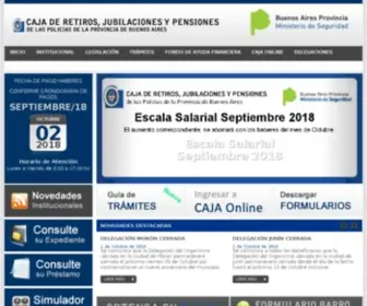 Cajapolgba.org.ar(Inicio) Screenshot