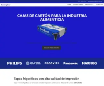 Cajas.com.ar(Cajas de carton) Screenshot