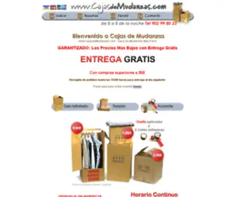 Cajasdemudanzas.com(Cajas de Mudanzas) Screenshot