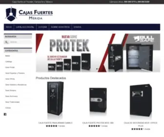 Cajasfuertesmerida.com(Cajas Fuertes Mérida) Screenshot